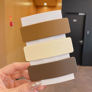 Large BB Clip Women's Back of Head Broken Hairpin Preface Bangs Side Clip Simple Clip Hairpin Rectangular Headwear