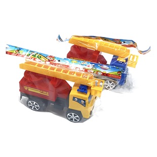 Children's Fire Ladder Toy Telescopic Ladder Rescue Sliding Toy Car Stall Ring 2 yuan Department Store Wholesale