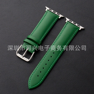 Фабрика прямые кожаные часы Apple Watch с Apple watch1/2/3/4/5 штырь пряжки часы аксессуары