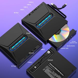New USB external optical drive computer notebook desktop multi-function DVD burner expansion card external burning