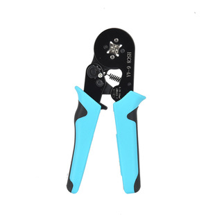Supply blackened European 0.25-10mm ² multifunctional ratchet HSC 6-4 suit tubular terminal crimping pliers