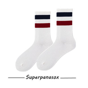 cityboy socks men's stacked striped work socks European fashion brand high street sports skateboard mid-tube socks high tube
