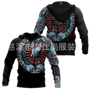 2021 AliExpress Новый Повседневный свитер Aztecsson 3D толстовка с цифровым принтом для пар