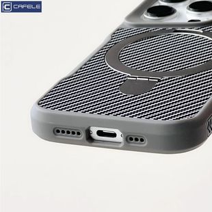 Применимо iPhone15promax кронштейн с магнитным притяжением углеродного волокна яблоко 14 чехол для телефона 16 небольшой пояс защитный чехол