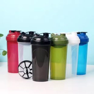 700ML 500ML Shake Cup Milkshake Sports Cup Portable Fitness Sports Plastic Cup LOGO Printing on Both Sides