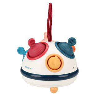 Children's multi-functional fine finger turning music baby puzzle early education can bite and press bubble Music Toys