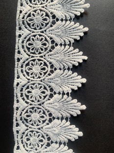 Manufacturers sell new 7.2cm single straight edge milk silk water soluble lace clothing accessories women's children's decoration