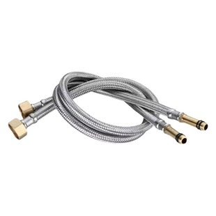 Faucet inlet pipe kitchen vegetable basin Basin hot and cold water pipe 304 stainless steel explosion-proof woven pointed hose