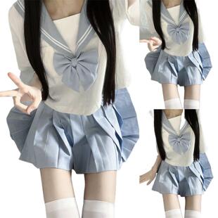 Vanilla Round Jk Basic Sailor Suit Set Two-Piece Three-Piece Japanese-Style Uniform for Women, Multiple Colors Available, Direct Sales Cross-Border