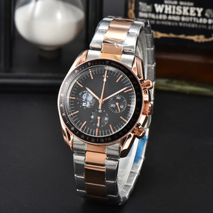 New simple fashion fashion quartz men's steel band watch, AliExpress explosion foreign trade hot money generation