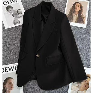 Fruit Green Suit Jacket Women's 2025 New Spring and Autumn Korean Style Design Sense Fried Street Casual Little Man Suit Women's Suit