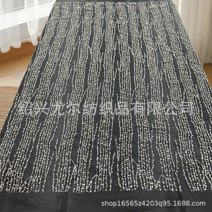 Mesh Cloth Bottom Transparent Water Chip Milky White Round Beads Silver Small Rice Beads Combination Bead Tube Embroidery