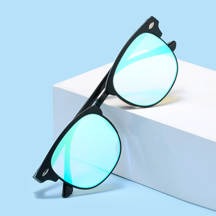 New Red and Green Color Blind Color Weak Glasses Unisex Retro Half Frame Color Correction Special Color Blind Glasses