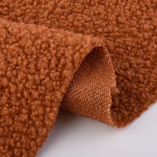 Manufacturer Customized Small Teddy B Version Fabric, Full Polyester 210g Teddy Velvet Small Particle Loop Velvet Cashmere Home Clothes