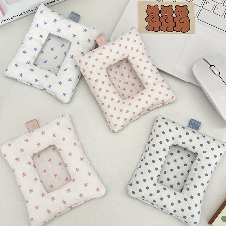 5921 Cute Cotton-Filled Card Holder, Card Bag, Card Holder, Student Portable Id Storage Bag, Bank Card Organizer Bag