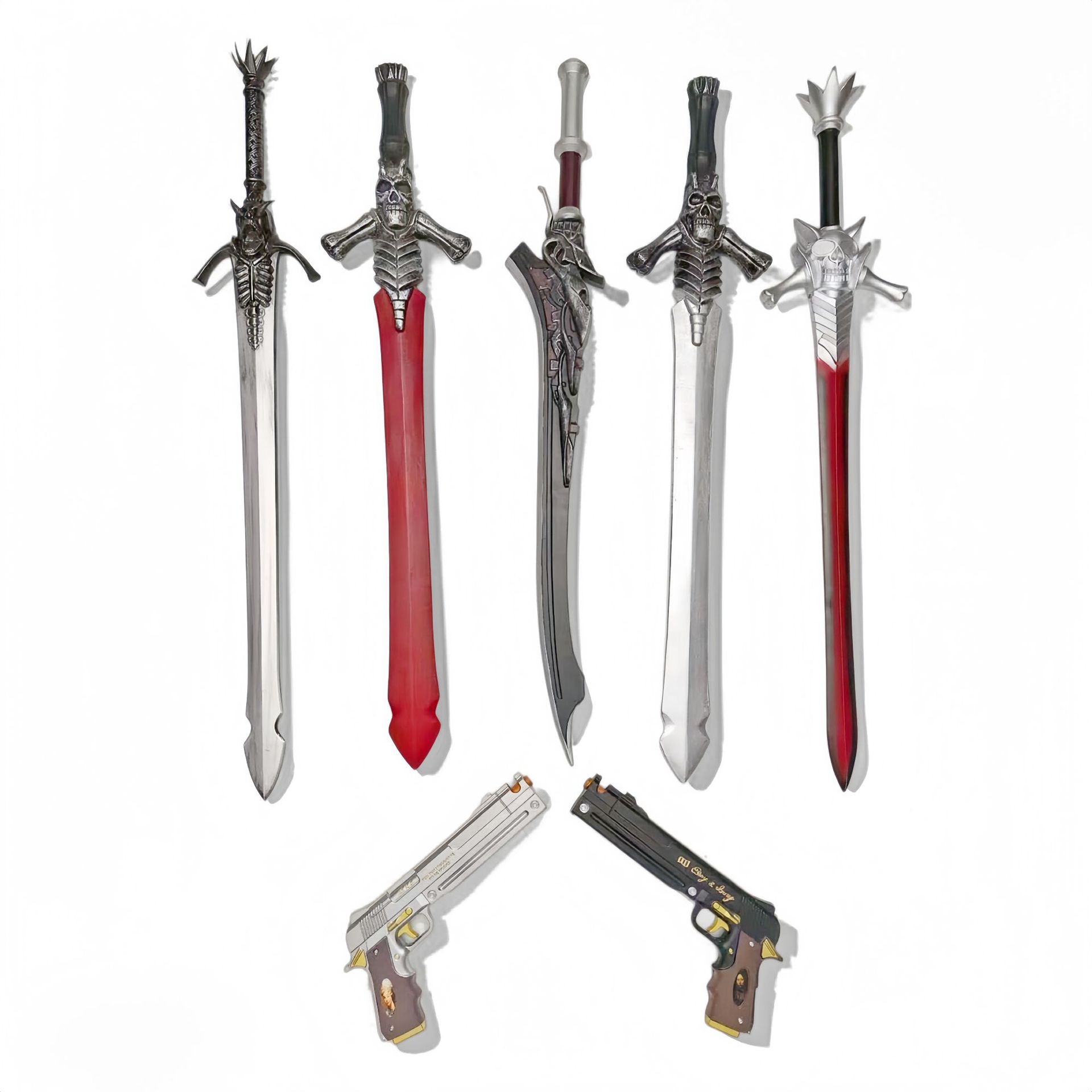 Devil May Cry 5 Weapon Dante's Blade of Rebellion Cosplay Role-Playing Pu Props Cross-Border Halloween Children's Toys