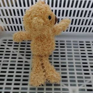 Plush doll doll brown teddy bear decoration clothing accessories company event gift supply in stock wholesale