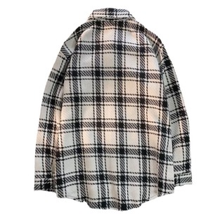 Korean Style Plaid Long-Sleeved Shirt for Men Autumn and Winter 2023 New Outwear Design Niche Hong Kong Style Japanese Style Shirt
