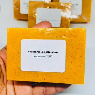Cross-border foreign trade Europe and the United States TK turmeric soap lemon soap kojic acid soap ginger handmade cold soap bath soap