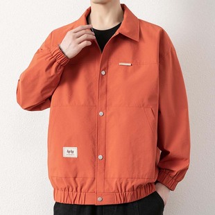 2024 New Casual Jacket Sports Jacket Men's Simple All-match Men's Jacket Loose Trendy Jacket