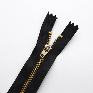 Bronze Closed Zipper Strip Pack Closed Tail Zipper Jeans Pants Access Control Clothes Pocket Clothing Bag Zipper