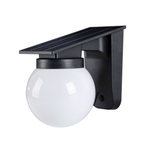 2025 new cross-border solar outdoor waterproof wall lamp modern simple courtyard balcony garden ball decorative lamp