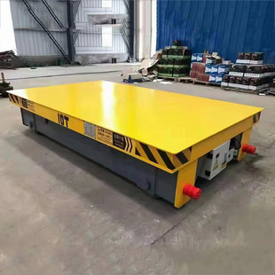 Electric Transport Flatbed Truck Brick Factory Outdoor Heavy Object Handling Rail Trailer Intelligent Electric Remote Control Railless Horizontal Truck