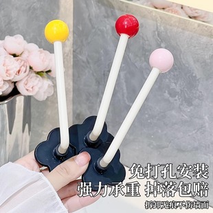 Dopamine Hair Band Storage Rack Punch-free Hook Bathroom Storage Artifact Home Hair Rope Hair Accessories Hair Band Storage Rack