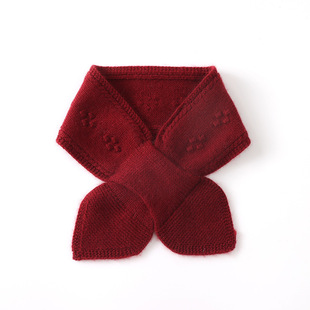 2024 autumn and winter new cashmere soft warm wear jack knitted solid color scarf solid color neck cashmere scarf