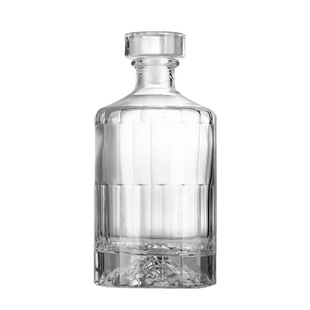 Vintage transparent wine bottle 500ml empty bottle foreign wine fruit wine sealed bottle household home-brewed wine storage glass bottle