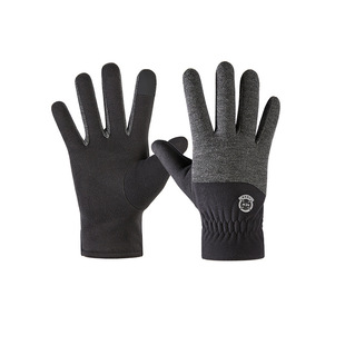 2023 cross-border new winter warm ski gloves men and women fleece-lined thickened riding touch screen gloves wholesale