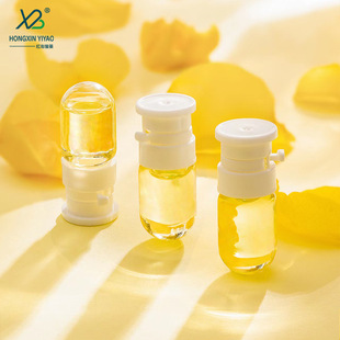 Японские и корейские модели 3-10ml Прозрачная лечебная эссяная лампочка бутылка для косметики