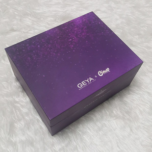 Factory fixed/made high-grade flip eternal flower watch box Gilded rose jewelry gift box printed logo