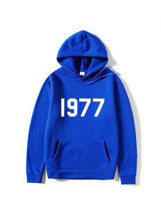 FOG double line ESSENTIALS high street 1977 letters printed hooded cedar men's and women's fashion brand couple's sweater