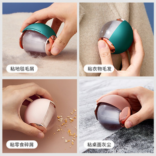 Factory direct supply light luxury portable clothes sticky hair brush washable with cover business hair remover a generation of hair