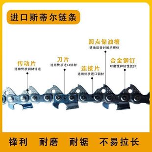 Germany Imports Steele Inch///Chainsaw Chain Logging Saw