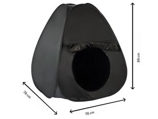 Cross-border New Indoor Black Glue Shaded Children's Play Game House Foldable Portable Quick Open Outdoor Children's Tent