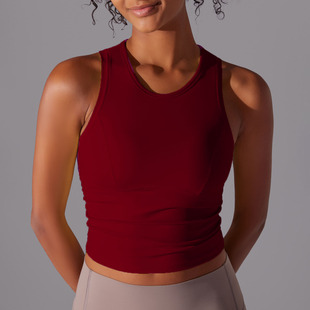 Cross-Border Women's Shockproof Running Sports Vest Fitness Yoga Slimming Vest Fitness Beauty Back Underwear Top