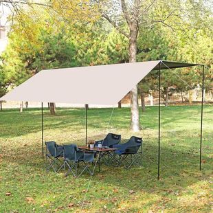 Wholesale outdoor silver-coated canopy tent thickened awning waterproof sunscreen UV portable camping camping