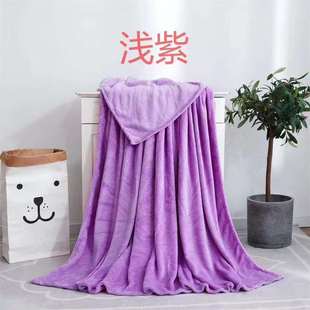 Factory Wholesale New Thickened Flannel Blanket Foreign Trade Flannel Blanket Coral Fleece Cover Blanket Milk Fleece Bed Sheet