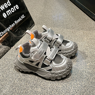 Tao Yun Children's Fashion sneaker 2024 Autumn New Soft Bottom Mesh sneaker Children's Dirty-Resistant Anti-Slip Dad