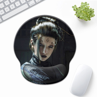 Black Wukong Wrist Mouse Pad Stereo Animation Wrist Pad Sun Wukong 3d Silicone Office Wrist Pad E-Sports Creative Diffuse