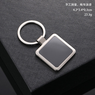in stock metal bottle opener keychain double-sided printing LOGO blank heat transfer sublimation keychain laser lettering