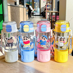 Crayon Shinchan Детская чашка с водой для девочек в школе Студенческая чашка для девочек