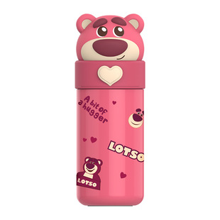 Children's strawberry bear 2023 new water Cup vacuum cup 316 stainless steel insulated kettle cute portable School