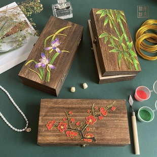 Cloisonne Cloisonne Enamel Diy Retro Style Jewelry Box Handmade Group Building Warm-up Event Hand Accompanying Gift