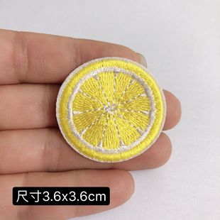 Новая большая коллекция фруктов костюм детская одежда нашивка украшение DIY вышивка маленький размер