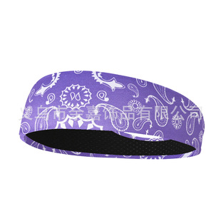Amazon Hot Selling Men's and Women's Spring and Summer Sports Sweat Absorbing Running Fitness Moat Breathable Quick-drying Headband Headband Headband