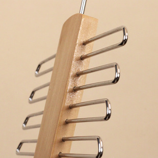 Solid Wood Tie Belt Socks Rack Log Tie Hanging Silk Scarf Small Piece Storage Belt Belt Belt Hanger Multifunctional Storage