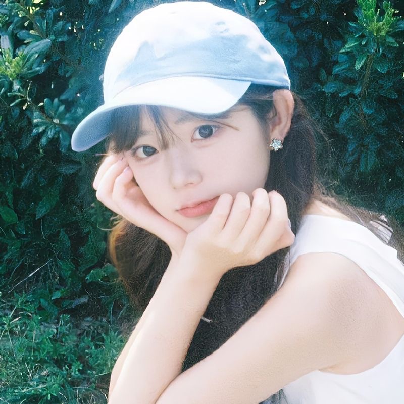귀 구멍이없는 블루 스타 귀 클립 여성의 새로운 작은 절묘한 달콤한 우아한 귀걸이 틈새 독특한 폭발성 귀걸이
